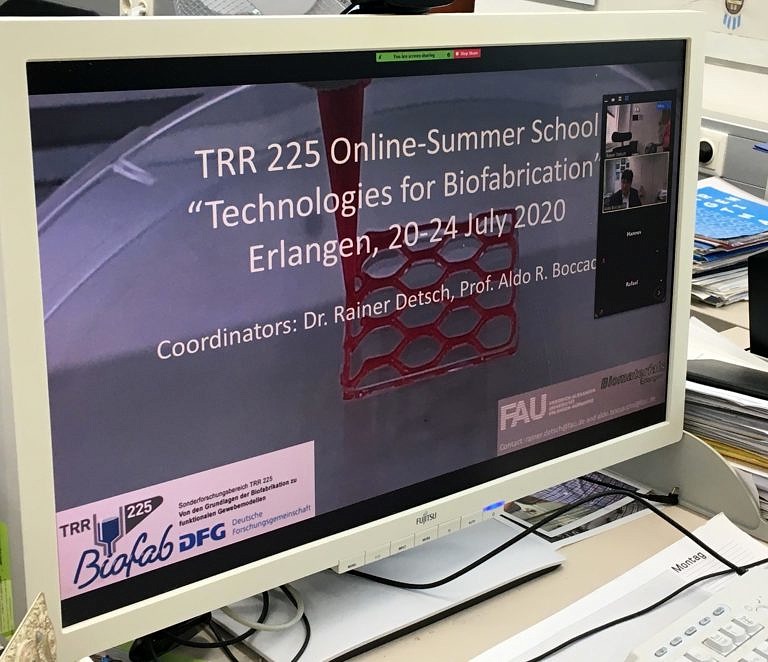 Online Summer School „Technologies for Biofabrication“ has started