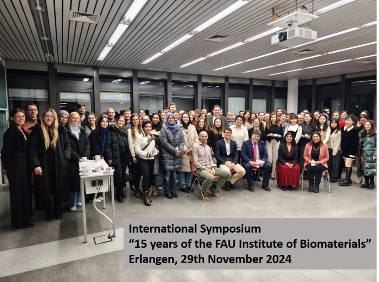 Internationales Symposium: 15 Jahre Biomaterialien Erlangen